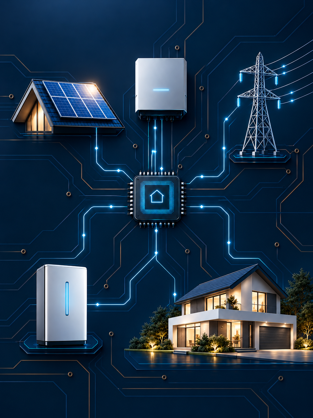 Home inverter and battery system installation