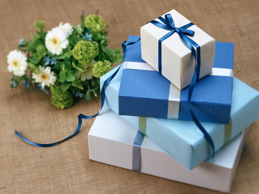Gift boxes with ribbons — referral reward